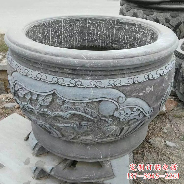 长沙石刻园林鱼缸