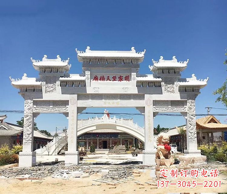 长沙石牌坊的雕刻