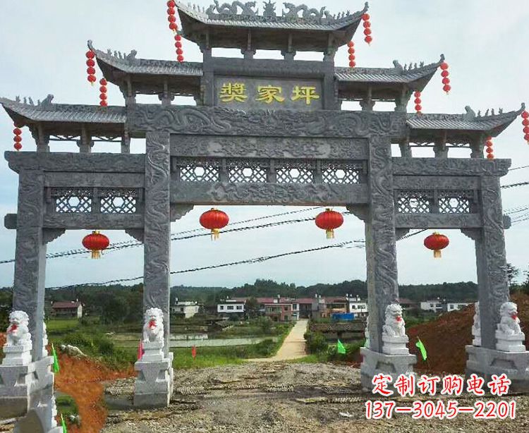 长沙石牌坊石雕