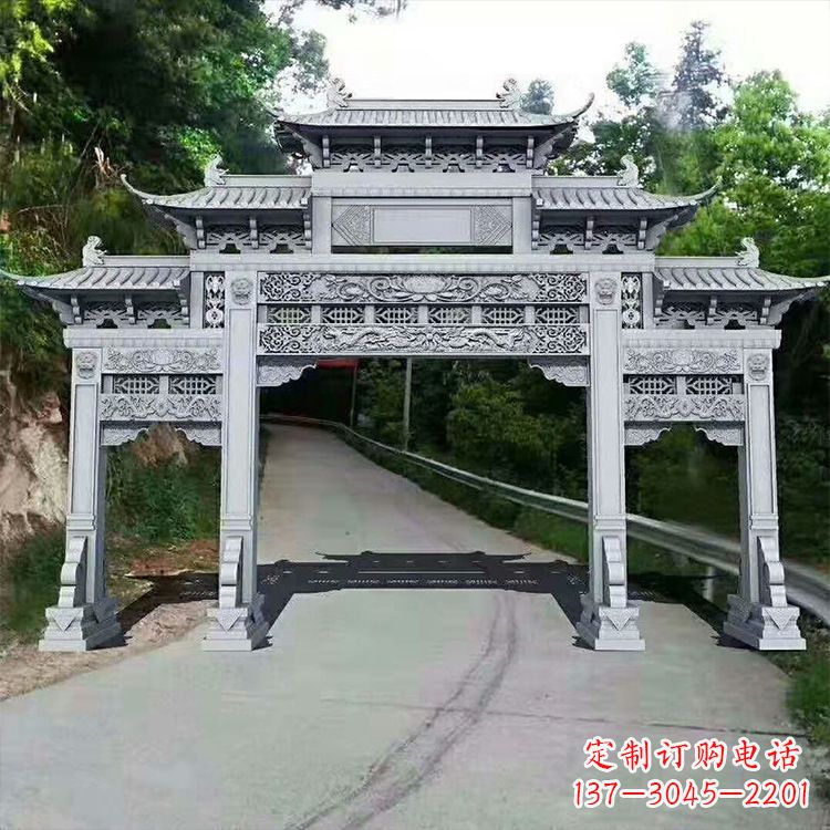 长沙石牌楼青石牌坊
