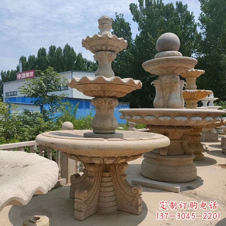 长沙石喷泉 石雕刻