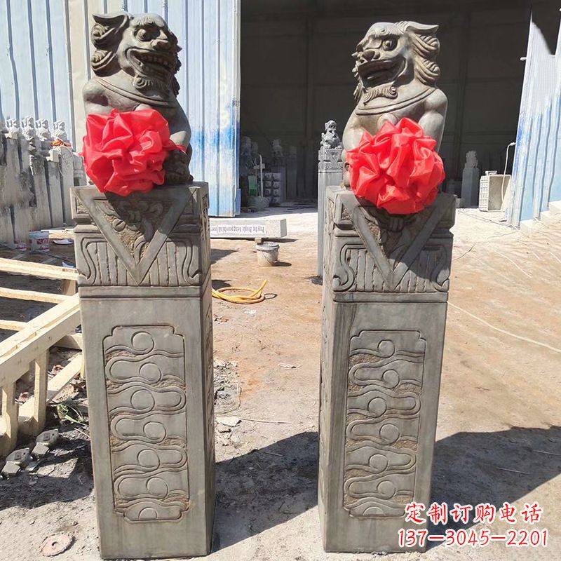 长沙石狮子栓马桩