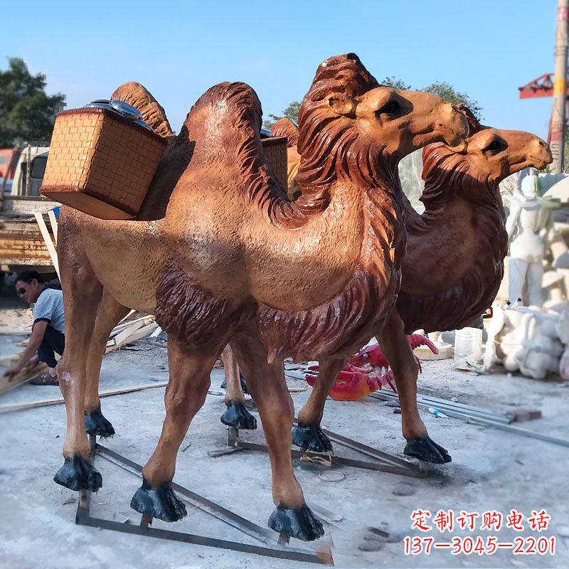 长沙丝绸之路仿真骆驼雕塑