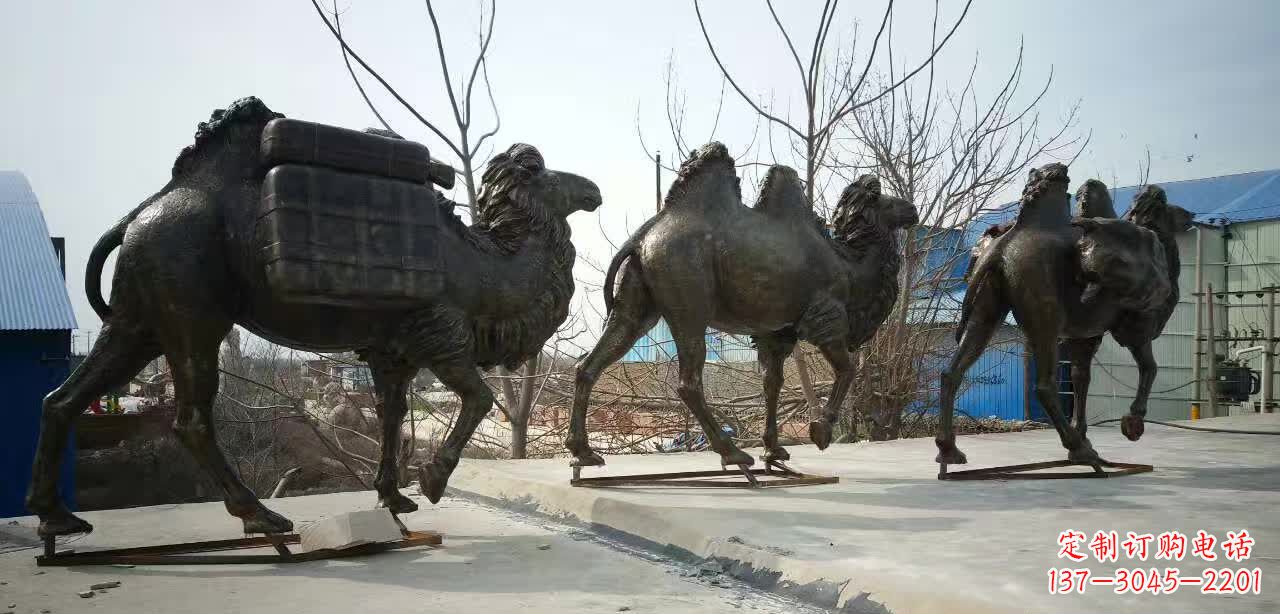 长沙丝绸之路铜骆驼雕塑