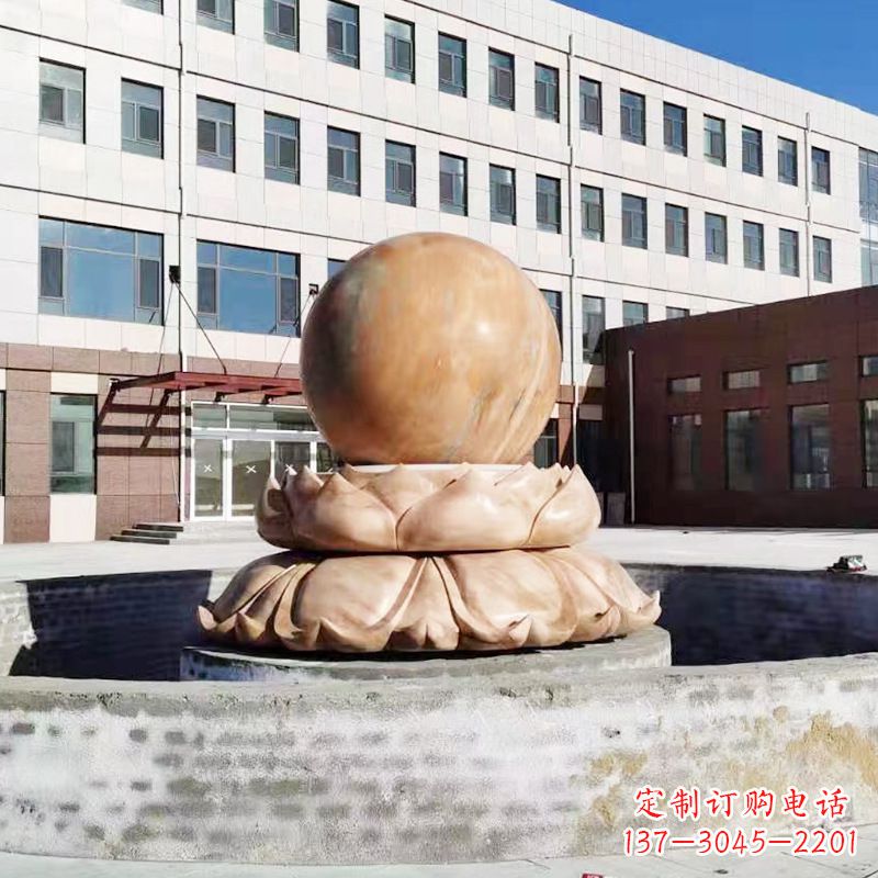 长沙特色的石雕风水球