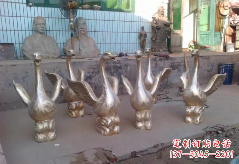 长沙天鹅喷泉雕塑