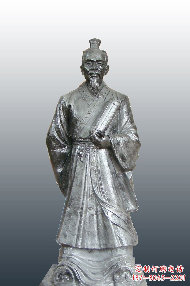 长沙铜雕扁鹊古代名医雕塑
