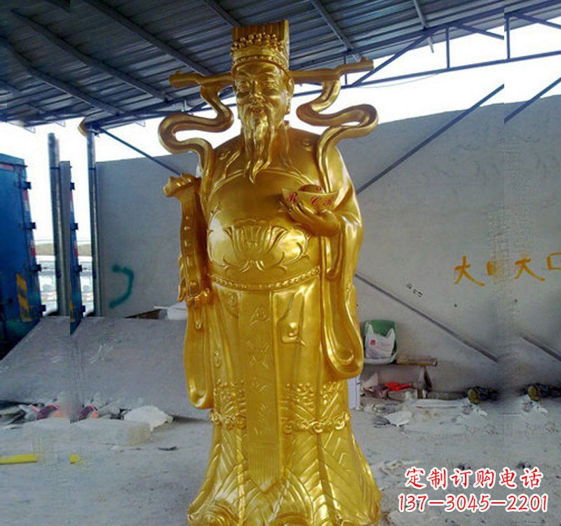 长沙铜雕财神雕像