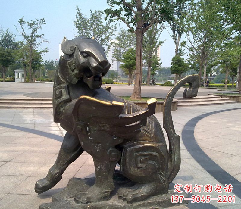 长沙铜雕抽象十二生肖