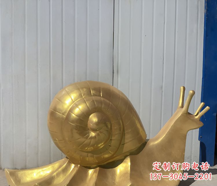 长沙铜雕创意蜗牛雕塑