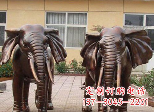 长沙铜雕大象222