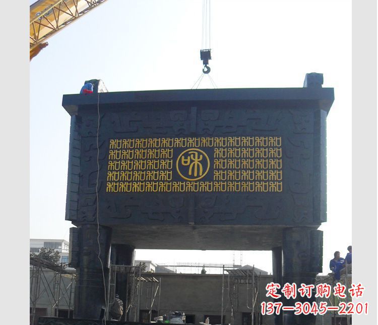 长沙铜雕大型鼎盛香炉