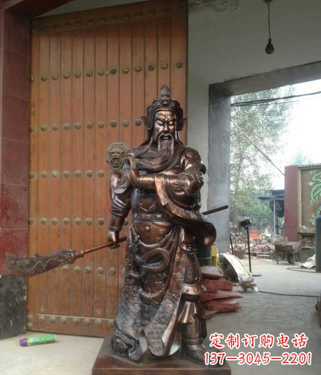 长沙铜雕关公像