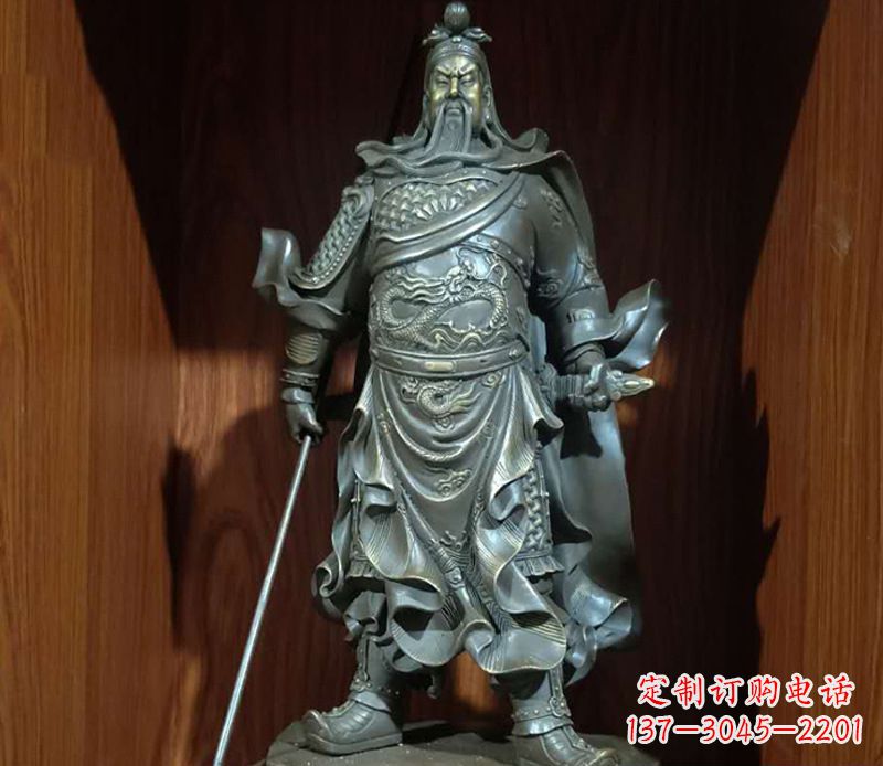 长沙铜雕关公人物雕塑