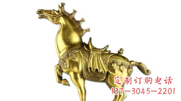 长沙铜雕马公园动物雕塑
