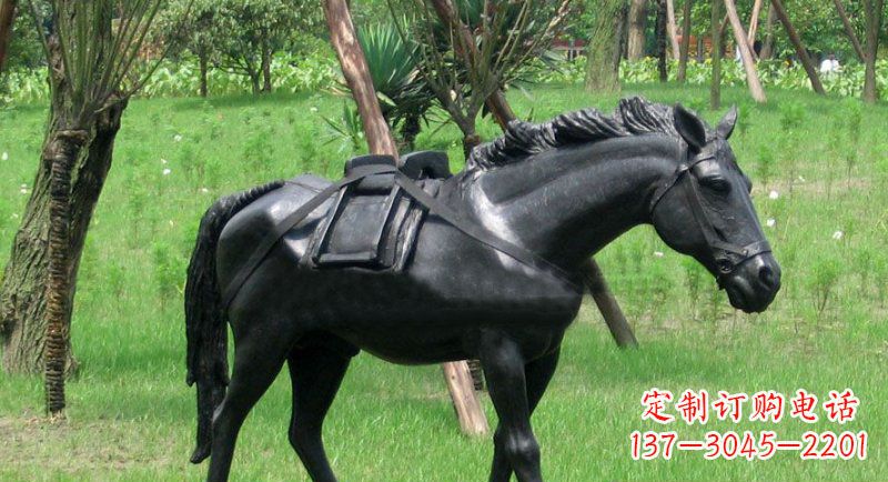 长沙铜雕马公园动物雕塑 (2)