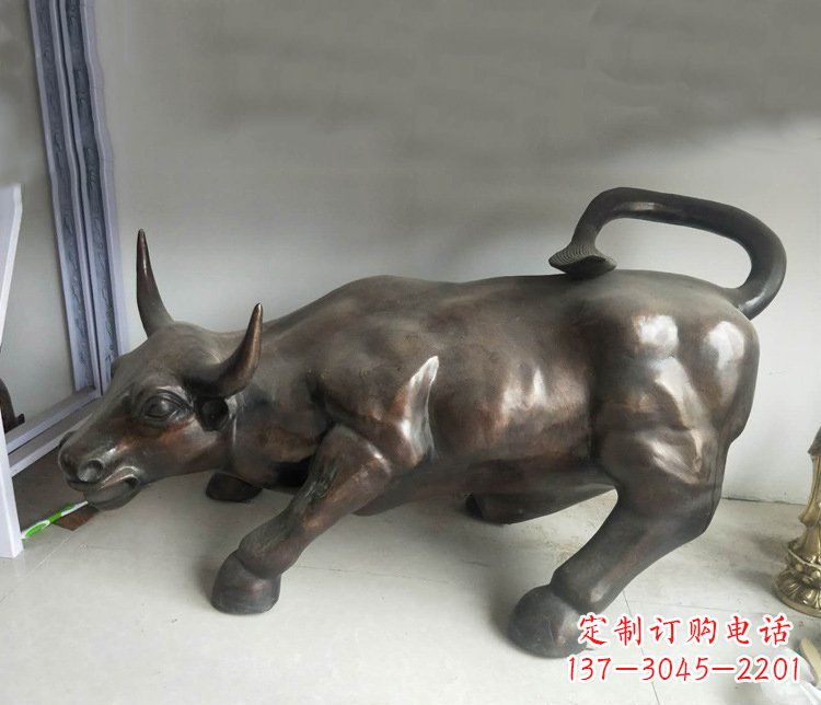长沙铜雕牛广场动物景观摆件