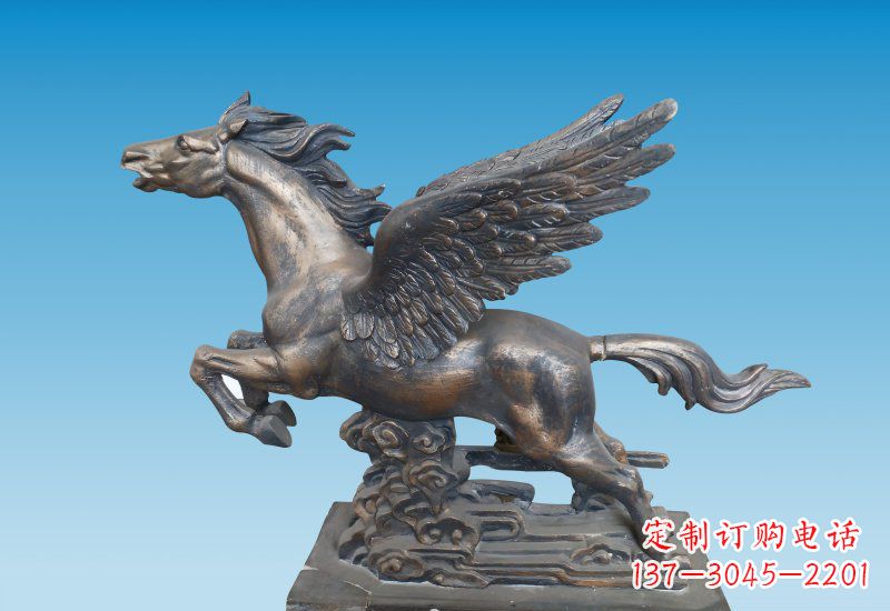 长沙铜雕企业飞马