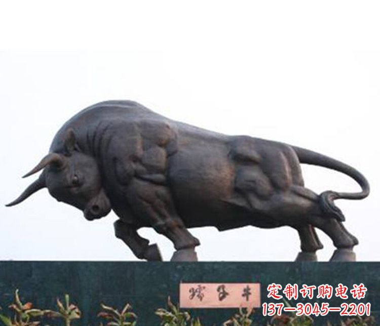 长沙铜雕孺子牛动物雕塑