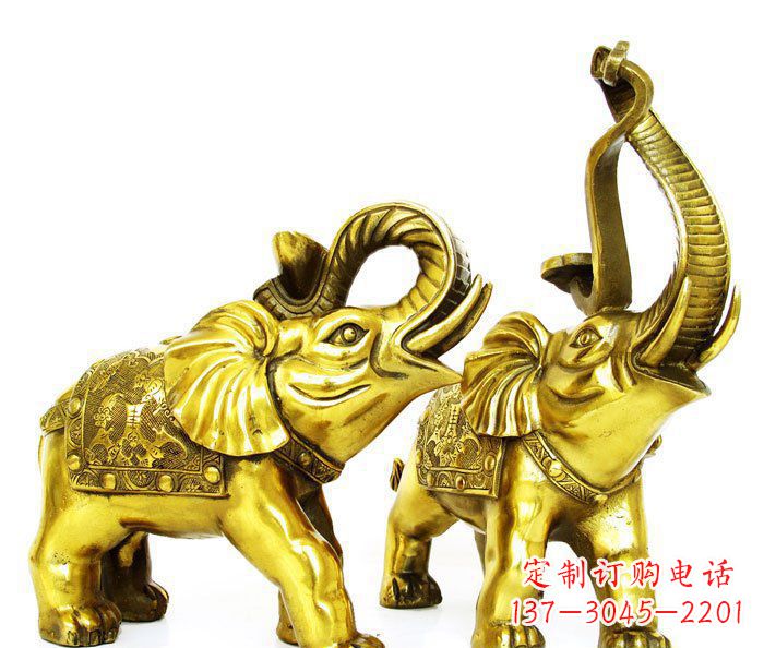 长沙铜雕小象公园动物雕塑