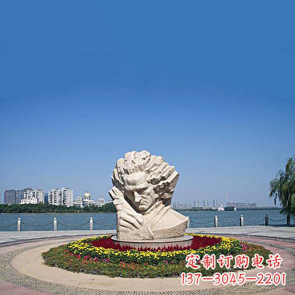 长沙维也纳古典乐派代表人物世界知名音乐家贝多芬石雕景区景观雕像