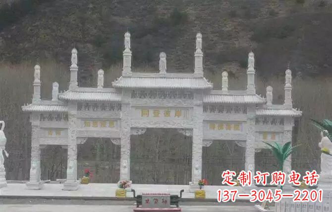 长沙五门牌坊石雕 (2)