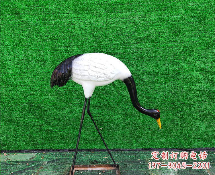 长沙仙鹤头雕塑
