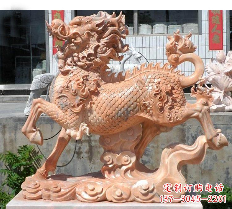长沙祥云麒麟石雕
