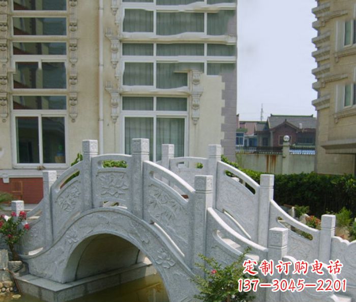 长沙小区景观大理石拱桥 (2)