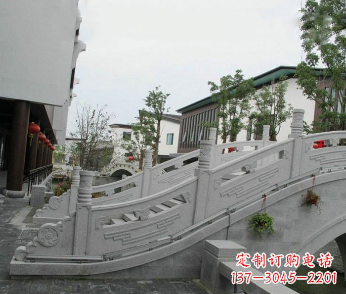 长沙小区景观大理石拱桥
