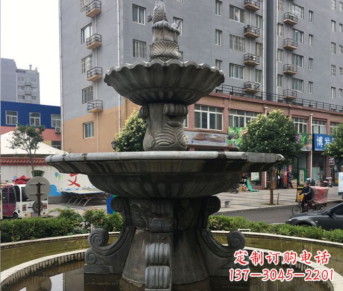 长沙小区景观仿古喷泉石雕