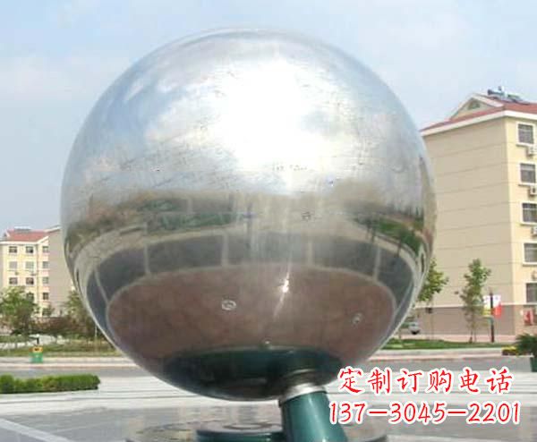 长沙校园不锈钢抽象地球仪雕塑