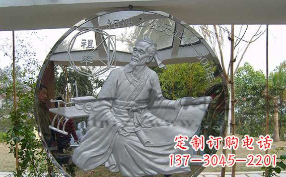 长沙校园不锈钢名人浮雕
