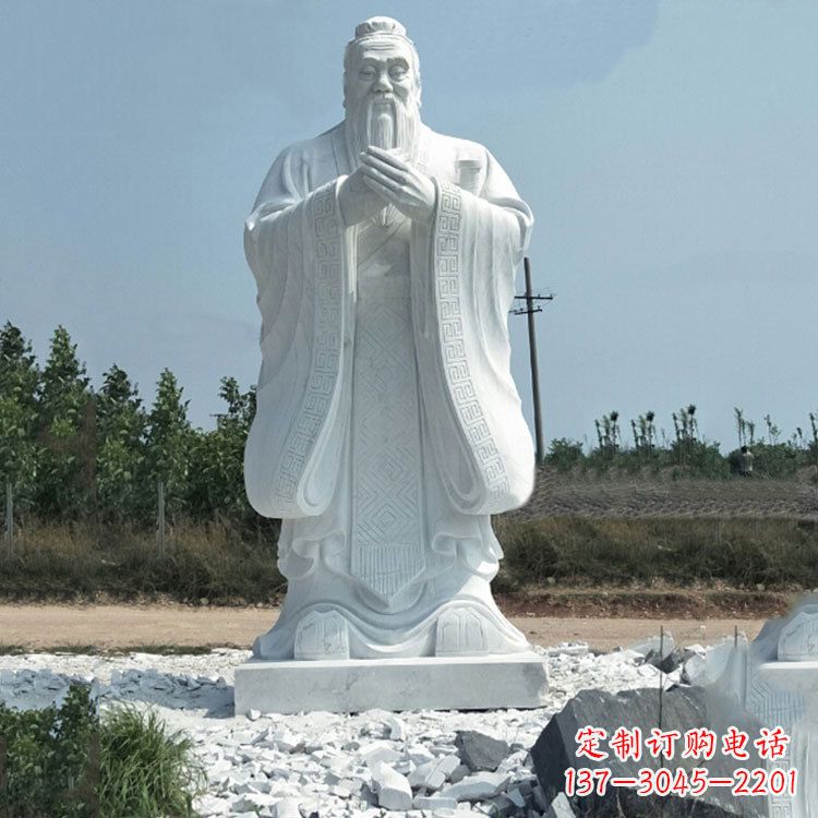 长沙校园孔子人物雕像