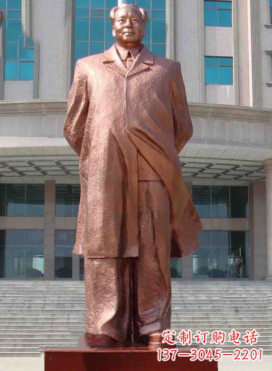 长沙校园毛主席铜像
