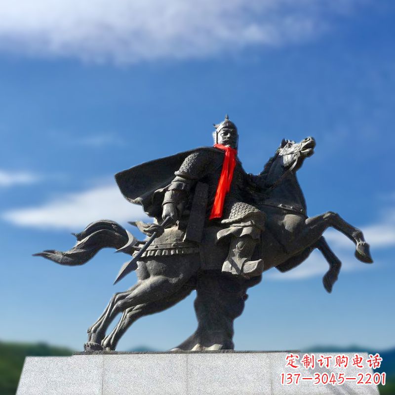 长沙薛仁贵西征雕塑-唐初著名将领中国历史名人雕像