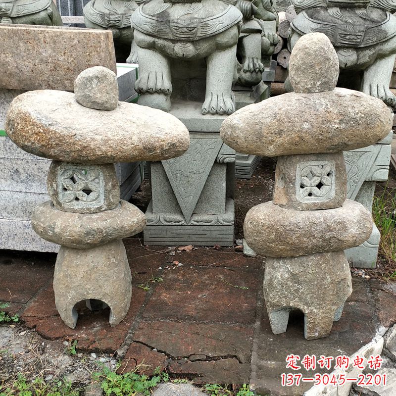长沙异形现代石灯笼