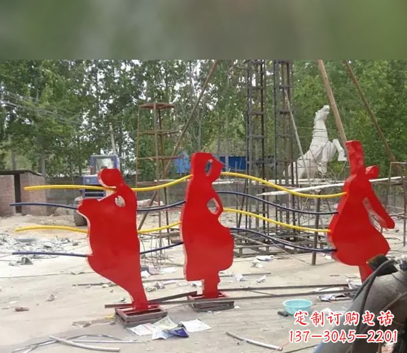 长沙音符剪纸雕塑不锈钢