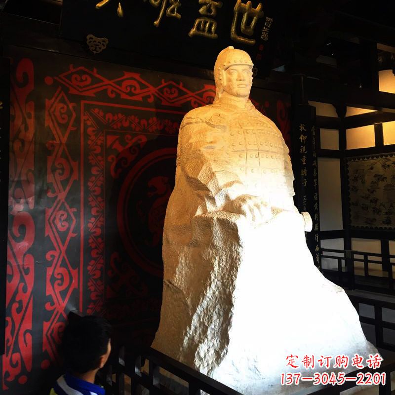 长沙英雄盖世楚霸王石雕像