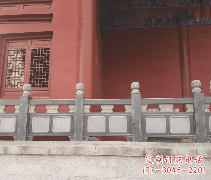 长沙园林仿古石栏板景观石雕 (8)