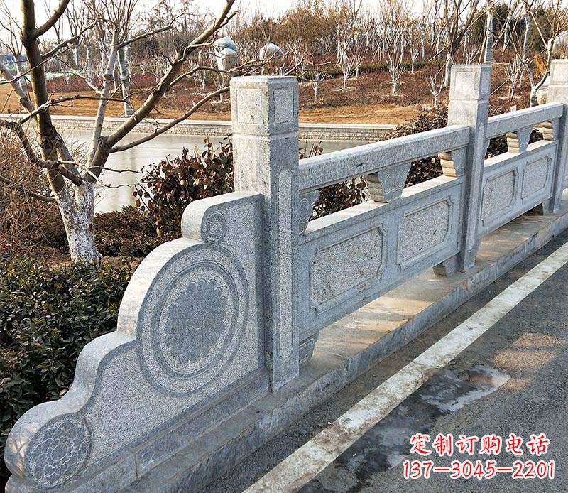 长沙园林仿古石栏板景观石雕_1