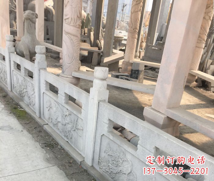 长沙园林景观大理石浮雕栏板石雕