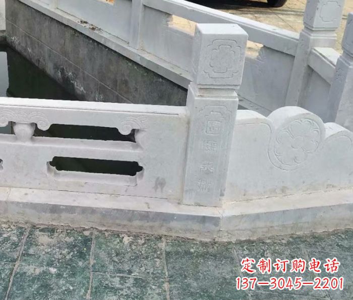 长沙园林景观大理石栏板雕塑 (7)