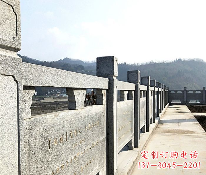 长沙园林景观大理石栏板石雕 (14)