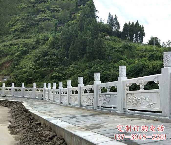 长沙园林景观大理石栏板石雕_2