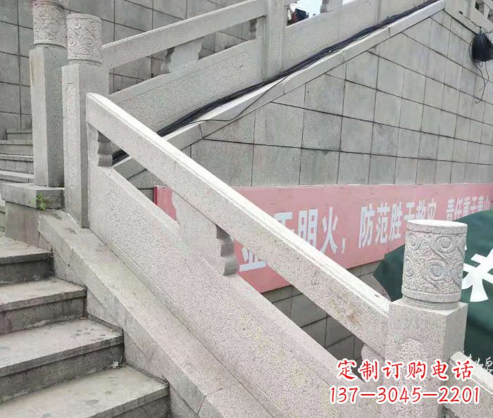 长沙园林景观大理石桥栏板石雕_1 (2)