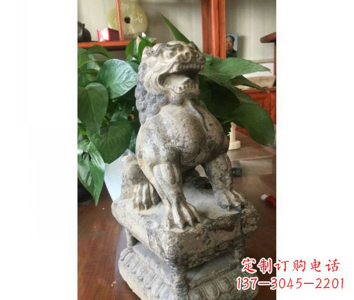长沙园林景观大理石狮子石雕