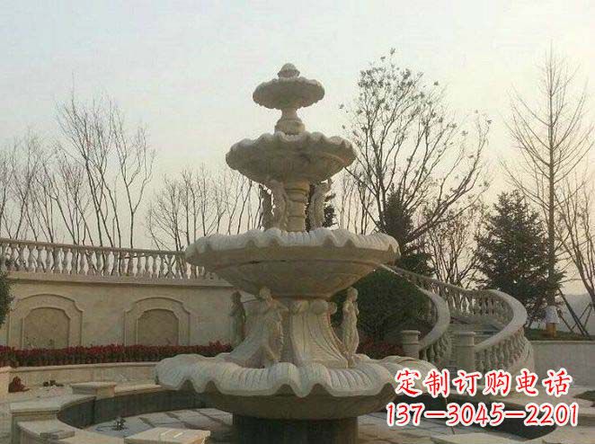 长沙园林景观大型喷泉石雕 (2)