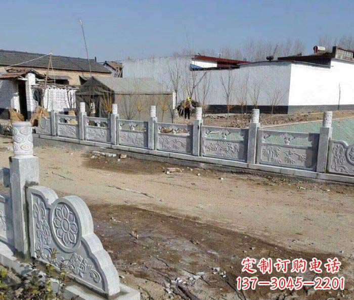 长沙园林景观仿古栏板石雕
