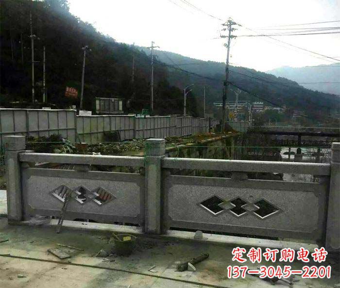 长沙园林景观仿古石浮雕栏板 (2)